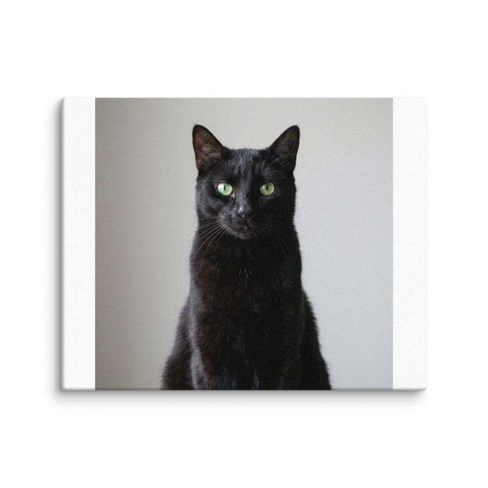 Custom Pet Photo Canvas Print, shown with an example photo