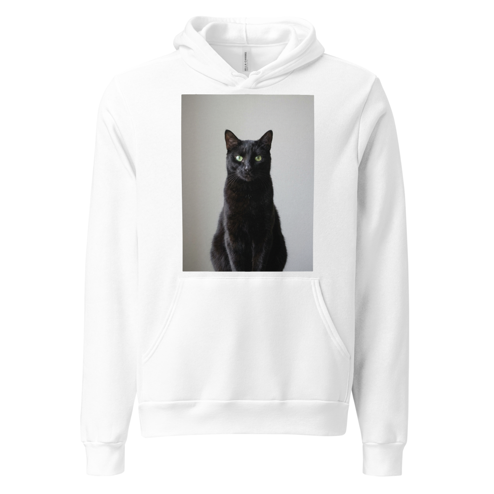 Custom Pet Photo Pullover Hoodie, shown with an example photo