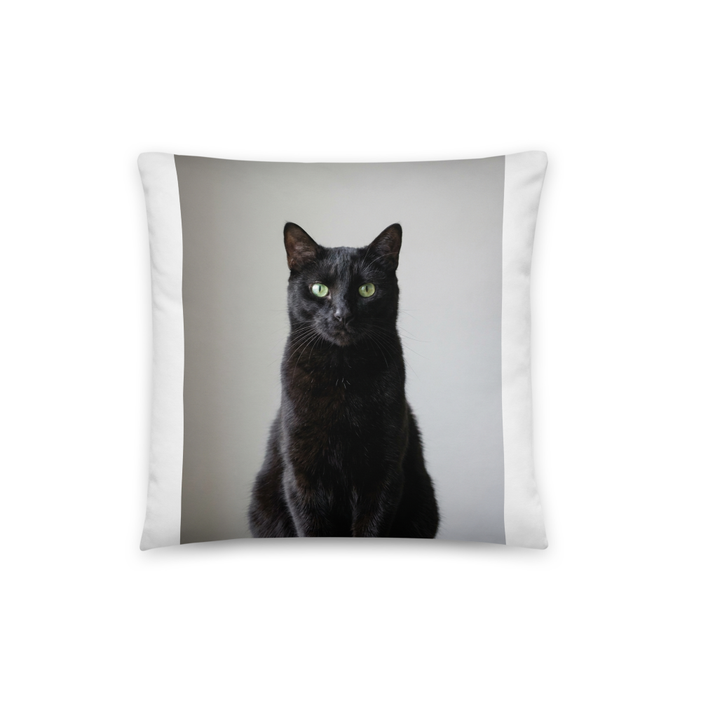 Custom Pet Photo Pillow, shown with an example photo